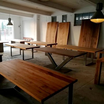 Loft tables exhibition